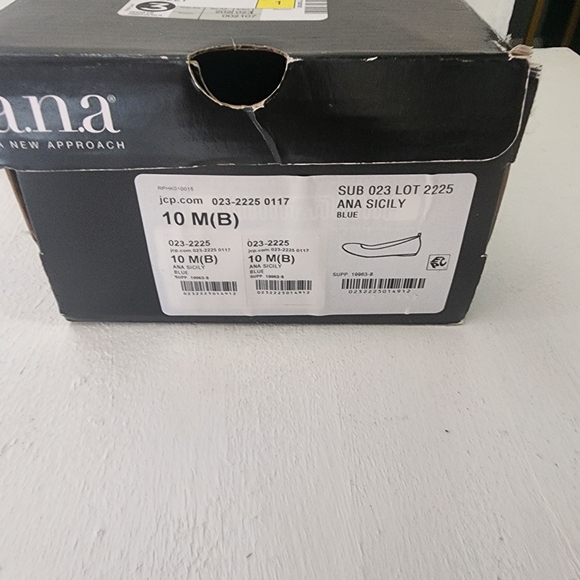 a.n.a Navy Blue Women's Ballet Flats - Picture 4 of 4